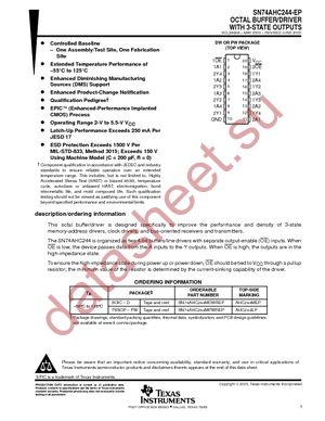 SN74AHC244MPWREP datasheet  